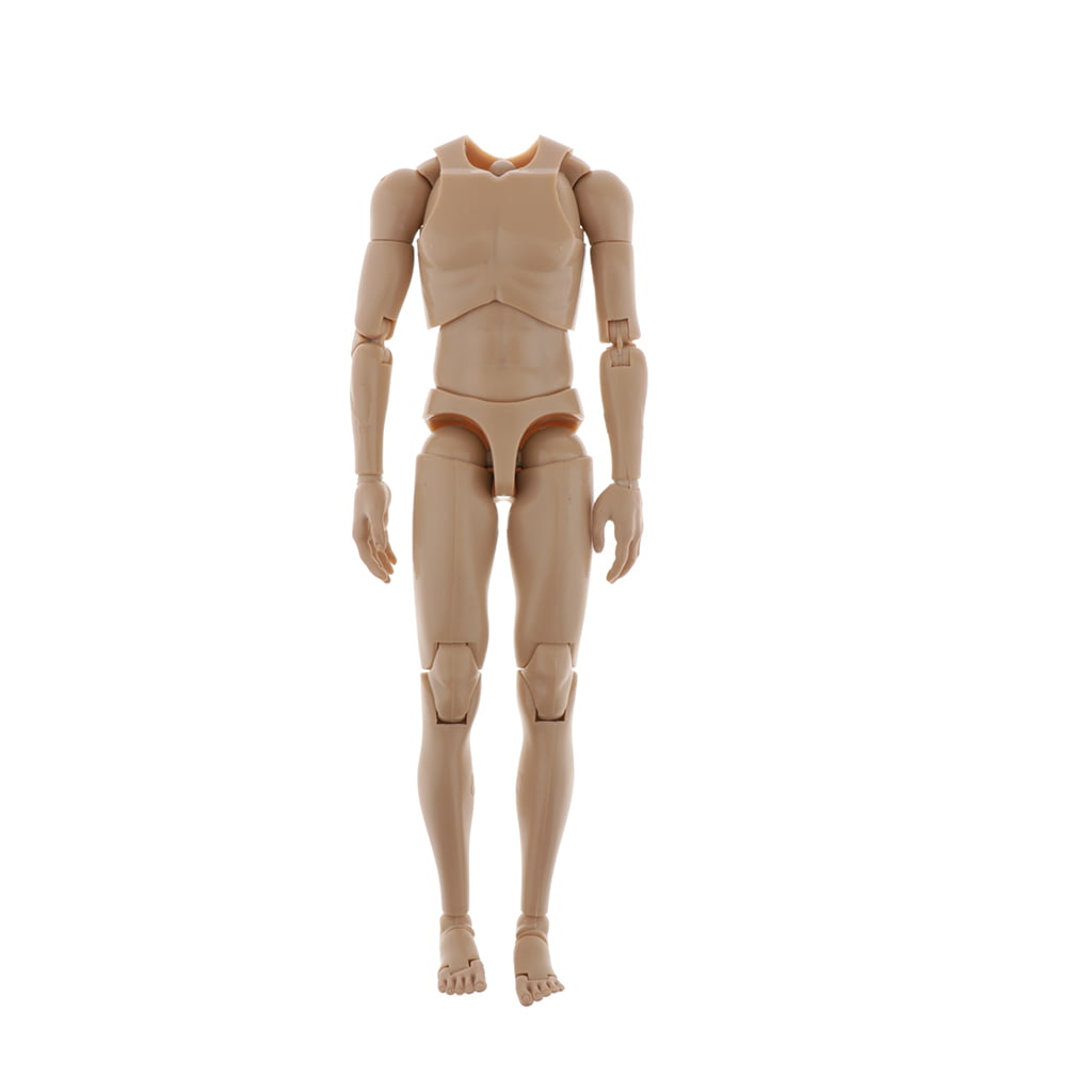 1/6th Scale Muscular Action Figure 12'' Male Nude Body for TTM18 TTM19 Head 