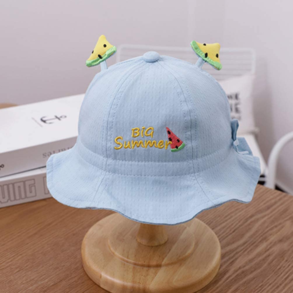 Watermelon Bucket Hat Sun Hat with Pom 