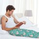 thumbnail image 5 of Balery Pig And Flower Pantalones de pijama para hombre, pijama ultraligero, pantalón de descanso-Small, 5 of 6
