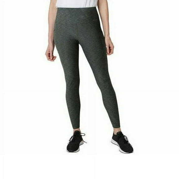 Eddie Bauer Ladies' Trail Tight Leggings with Zip Pockets, Green Heather Small