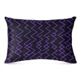 thumbnail image 2 of Neon Purple Wave 20x30" Queen Plush Pillow Case, Soft Zippered Bed Pillowcase for Bedroom, 2 of 9