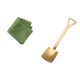 thumbnail image 1 of para Postres de Acero Inoxidable para Pasteles, Helados, , Cucharaditas, Café, Bar Paño Verde Cuadrado Dorado BLESIY cuchara pala, 1 of 8