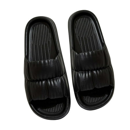 

Women Men Slippers Home Couple Shoes Indoor Outside Soft Soled Cloud Slippers Comfy Relax Casual Bathroom Swimming Beach Slides