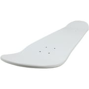 Moose Blank Skateboard Deck Dipped White 8.25