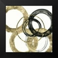 thumbnail image 2 of Tava Studios 20x20 Black Modern Framed Museum Art Print Titled - Ring II, 2 of 5