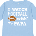 thumbnail image 4 of Inktastic I Watch Football with My Papa Boys Long Sleeve Toddler T-Shirt, 4 of 5