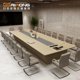 thumbnail image 5 of Leather desk conference table long table bar table conference room work table small negotiation desk My Lux Decor Round, 5 of 10