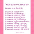 thumbnail image 2 of CafePress - What Cancer Cannot Do Poem - Cute Infant Bodysuit Baby Romper - Size Newborn - 24 Months, 2 of 3