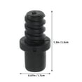 thumbnail image 2 of IDEANATEGRATE 6Ud Kit De Accesorios Para Inodoro Con Adaptador De Mango Y Conector Autoapagable Negro, 2 of 8