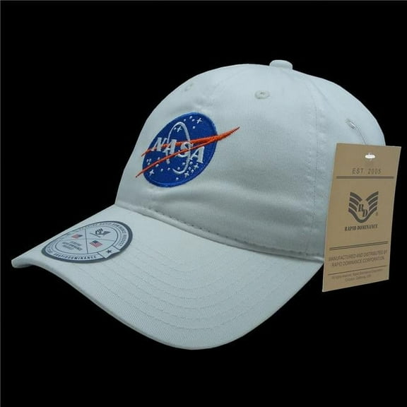 Rapid Dominance NAS4 NASA Relaxed Caps-Meatball - White