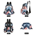 thumbnail image 4 of FORMRS Mini Backpack Purse for Women Travel Daypack Casual Shoulder Bag, Blue Geometric, 4 of 7