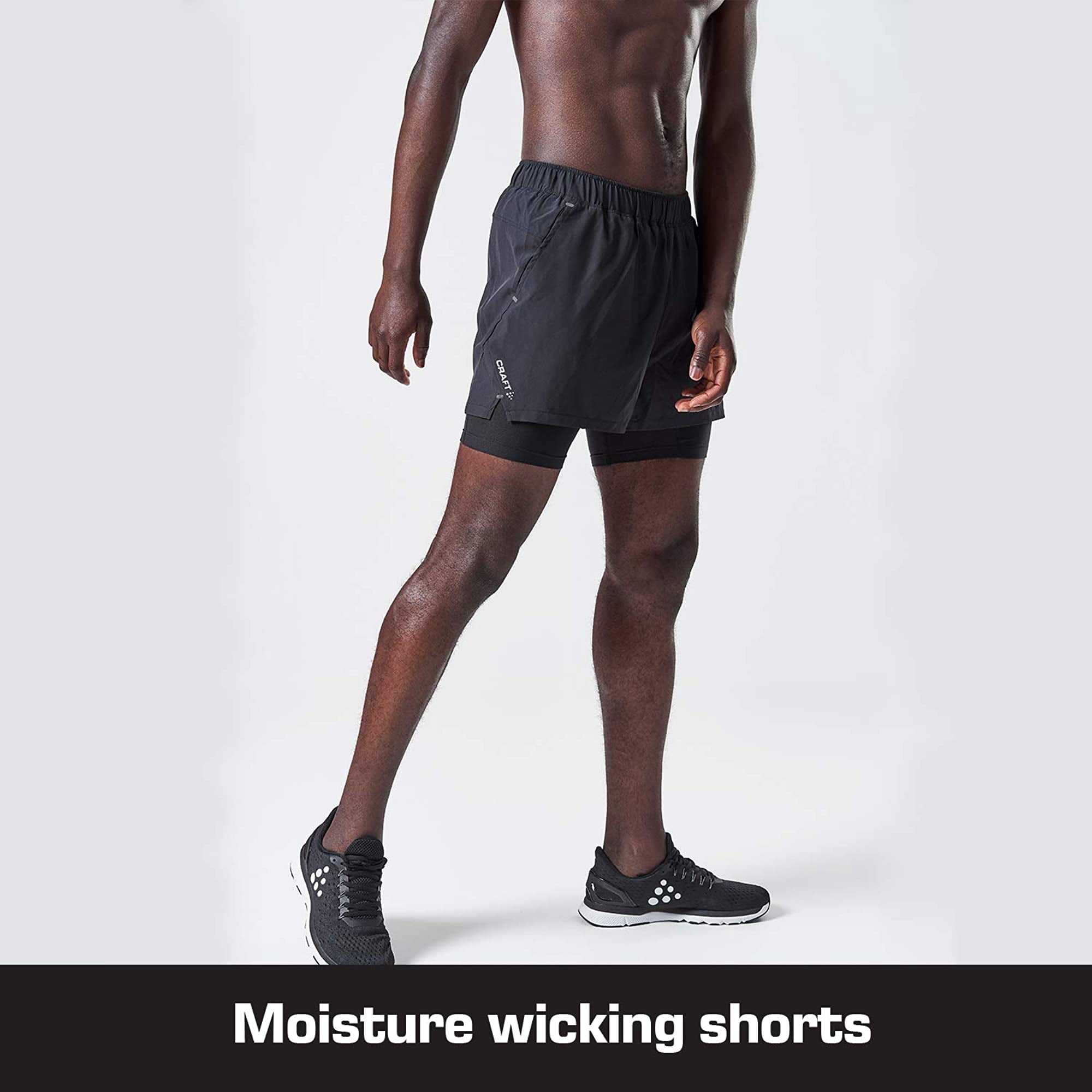 Craft Mens Adv Essence 2-in-1 Stretch Shorts- High Performance