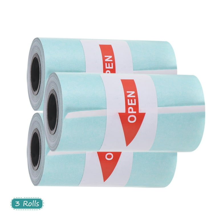 Printable Sticker Paper Roll Direct Thermal Paper With Self-adhesive  57*30mm For A6 Pocket Thermal Printer For Paperang P1/p2 Mini Photo  Printer, 3 Ro