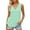 Green, variant on MIXUE Womens Summer Tops Solid Color V Neck Sleeveless Vest Dressy Loose Fit Casual Tank Pullover Tshirts Activewear,Green,M
