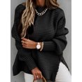 thumbnail image 1 of Beautyin Women Solid Color Loose Long Sweater Pullover L-2XL, 1 of 4