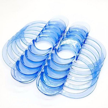 Kmxyo 10Pcs Blue C-Shape Intraoral Chest Lip Retractors Mouth Openers Dental Tools