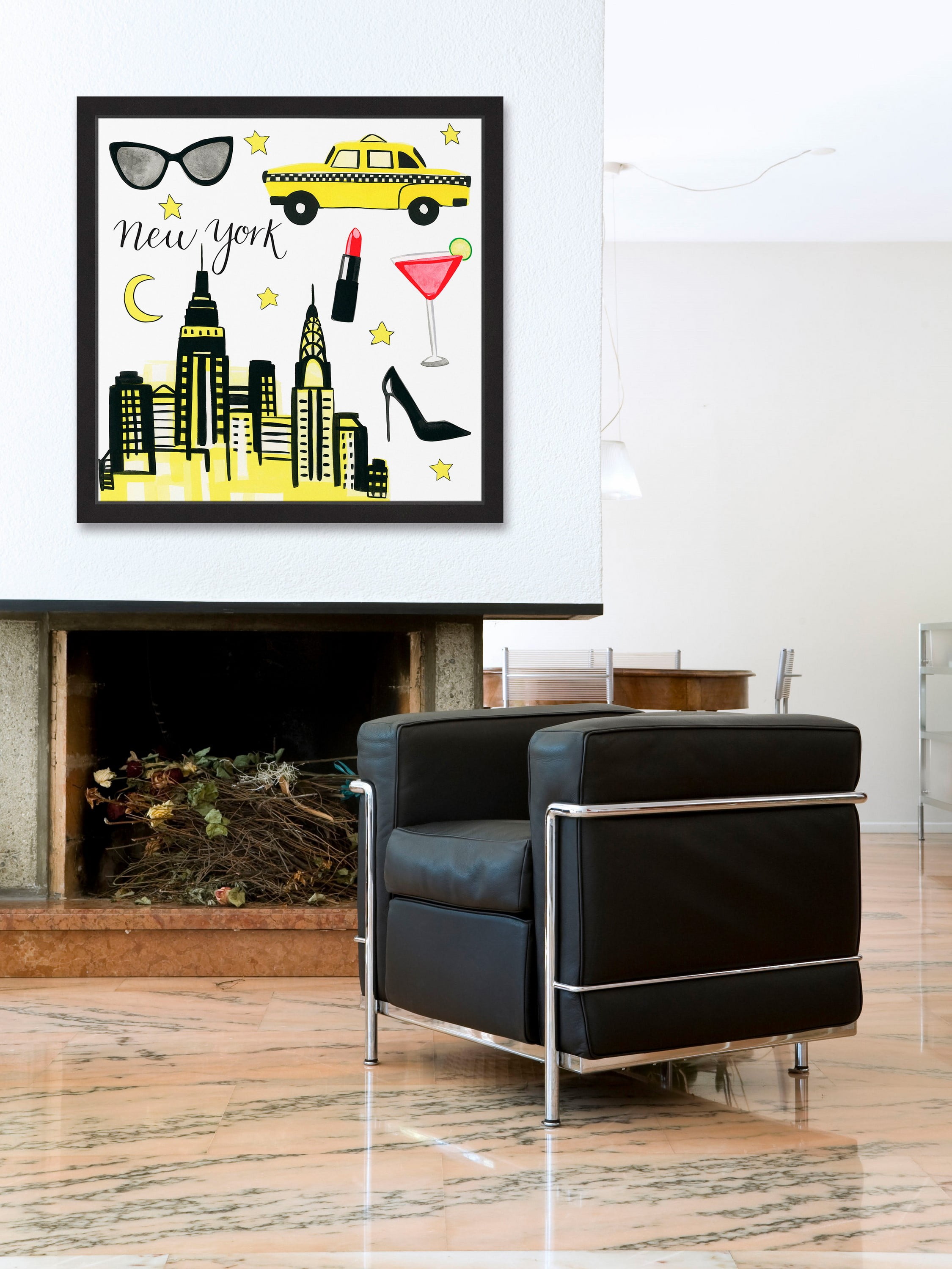 "NYC Chic" Framed Painting Print