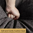 thumbnail image 4 of Modern Deep Couch with Chaise Chenille Modular Sectional Sofa Livnig Room Gray, 4 of 5