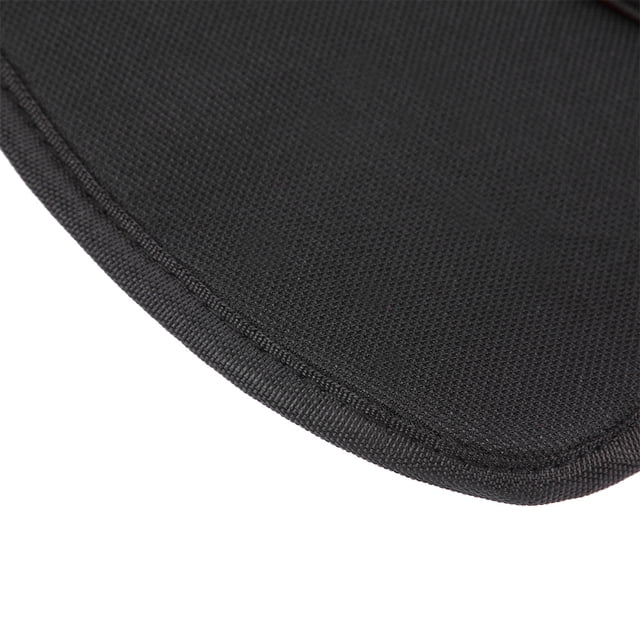 Asiento De Coche De Seguridad Portátil Para Niños, Asiento De Seguridad Con Esponja Transpirable Para Niños, Cojín Negro Y Rojo