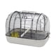 thumbnail image 2 of Jaula para pájaros Villa, jaula ligera para transporte de pájaros con ventana visible extraíble. Gris, 2 of 9