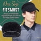 thumbnail image 3 of Gorra de béisbol de golf con pelo falso, visera para el sol, gorro divertido con tupé y pinchos para hombre, 3 of 5