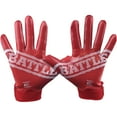 thumbnail image 2 of Battle Sports Doom 1.0 Adult Football Receiver Gloves - Large - Red, 2 of 3