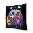 thumbnail image 4 of Fundas de almohada de Gravity Falls, súper suaves, mullidas, de doble cara, acogedoras, para sofá, sala de estar, decoración del hogar, juego de 2 almohadas cuadradas, 4 of 8