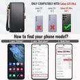 thumbnail image 2 of Funda Wallet Defense para Samsung Galaxy S25 Ultra 6.9, color negro, 2 of 9