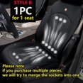 thumbnail image 3 of Cojín de asiento con ventilación y refrigeración para coche de verano de 1 asiento para MG Zs One HS MG6 MG5 MG3, 3 of 5