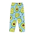 thumbnail image 5 of Disketp Avocado And Hearts Print Women'S Comfy Pajama Pants Casual Drawstring Palazzo Lounge Wide Leg Pants, 5 of 9