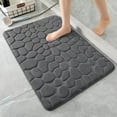 thumbnail image 3 of Eoperou Floor Carpet Cartoon Pebble Thick Great Water Absorption Non Slip Soft No Odor Bathroom Rug Bedroom Entry Bath Shower Bathtub Carpet, 3 of 8