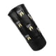thumbnail image 1 of Golfs Clubs Protector Headcover Durabled PU Materials Round Design Antiscratch Black White Low weight White, 1 of 4