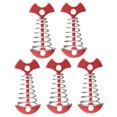 thumbnail image 4 of 5 Pcs Tent Peg Spring Herringbone Nail Tent Stake Kit 7.7X3.6X3.6CM Red, 4 of 8