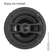 TEXONIC 6.5" In Ceiling Speaker | Tool-Free | Quick Installation | Magnetic Grill