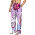 thumbnail image 6 of Salouo Dragon Fruit Print Pajama Pants for Men, Lounge Pants Elastic Waistband Casual Men's sleepwear Loungewear Sleep Pajama Pant -Medium, 6 of 7