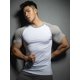 thumbnail image 1 of Camiseta de manga corta para hombre, ropa deportiva de compresión para correr, gimnasio, entrenamiento, informal, de alta calidad, novedad de verano, 2024, 1 of 5