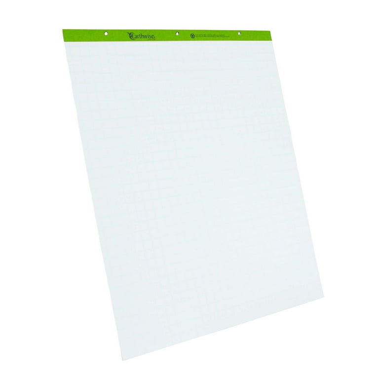 Universal Recycled Easel Pads Quadrille Rule 27 x 34 White 50-Sheet 2/CTN