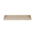 thumbnail image 6 of Kate and Laurel Adhira Carved Decorative Rectangle Tray, 24 x 10, Natural Wood, Traditional Display Tray with Handles and Hand Carved Wooden Pattern, 6 of 11