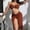 Brown, variant on Summer Saving Clearance 2022! TIANEK Vacation Swimsuit Summer Swimsuits Split Mesh Solid Color Three Piece Swimsuit Mother's Day Surfing Swimwear for Ladies
