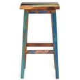 thumbnail image 5 of Marina Del Rey Square Barstool Made from Recycled Teak Wood Boats, 5 of 5