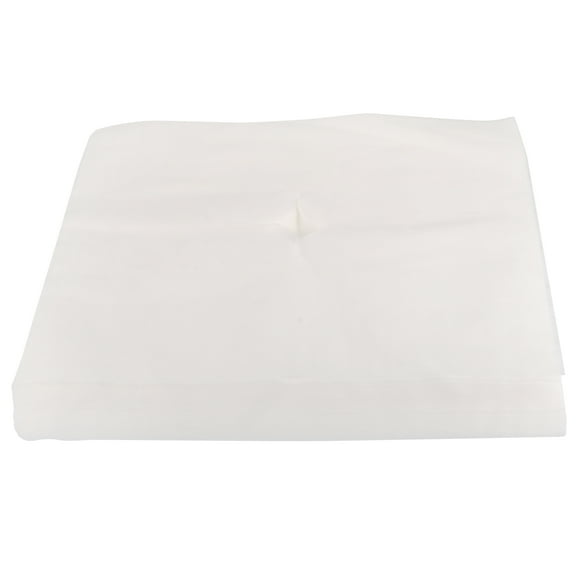 100 toallas desechables para masajes faciales con agujero (blancas)