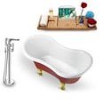 thumbnail image 7 of Tub, Faucet and Tray Set Streamline 62" Clawfoot NH1020BL-120, 7 of 7