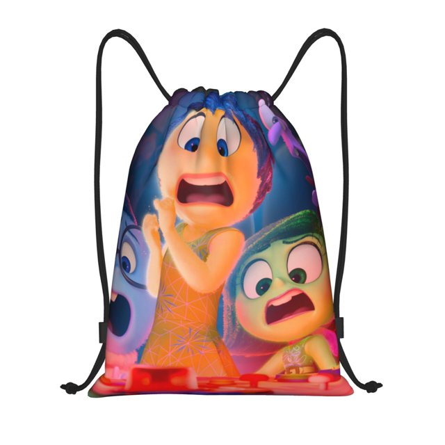 Zufioo Sens Dessus Dessous 2 Sac de Sport Imprimé Sac de Gym à Ficelles Lavable en Machine Sac à Dos à Ficelles Robuste pour Hommes Femmes-Petit