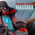 thumbnail image 5 of Ergonomic Computer Gaming Chair w Massage & Extendable Footrest for Adults Red, 5 of 12
