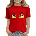 thumbnail image 7 of Piuwrlz 3 T Boys Short T-Shirts Sleeve Toddler Funny Graphic Shirts Tops Pullover T Shirts Red Size 3 Years, 7 of 7