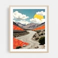 thumbnail image 2 of A Day To Remember - Illustration Landscape Desert Surrealism Nature Mountain Travel Poster Scenic Unframed Wall Art Print 22 x 28 inches, 2 of 13