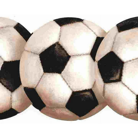 York Wallcoverings Cool Kids Soccerball Removable Wallpaper Border