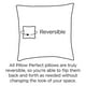 Pillow Perfect 578958 Tweak Sedona Chaise Réversible Pad – image 3 sur 3