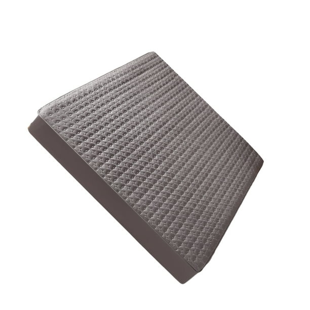 Matsuzay Funda de colchón Comfort And Style para una sensación y acogedora Variedad de colores Protector de colchón Juegos de cama gris oscuro 90cmx200cm