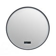 thumbnail image 6 of CIRQUE 30 in. Round LED Black Framed Mirror with Bluetooth, Defogger, and Digital Display, 6 of 6